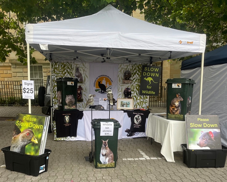 Friends of Tasmania Wildlife Salamanca stall